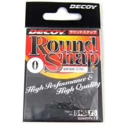 DECOY Pêche Aux Leurres|Montages / Hameçons-Agrafe round snap (x13)