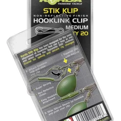 KORDA Acc.Montages/Hameçons-Agrafes pour sacs solubles carpe stik klip (x20)