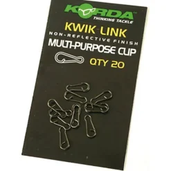 KORDA Acc.Montages/Hameçons-Agrafes rapides carpe kwick link (x20)
