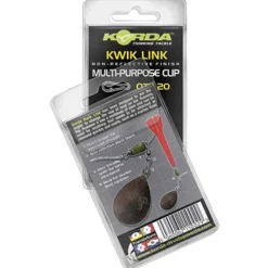 KORDA Acc.Montages/Hameçons-Agrafes rapides carpe kwick link (x20)