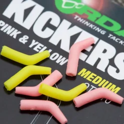 KORDA Acc.Montages/Hameçons-Aligneur de ligne carpe kickers jaune/rose (x10)