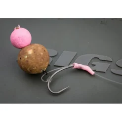 KORDA Acc.Montages/Hameçons-Aligneur de ligne carpe kickers jaune/rose (x10)