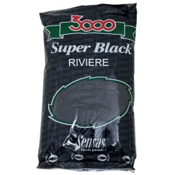 SENSAS Appâts / Amorces-Amorce 3000 Super Black Riviere 1kg