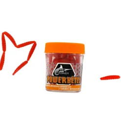 JIG POWER Appâts À Truite-Appâts artificiels Powerbetes Vers de farine (colorie: rouge)