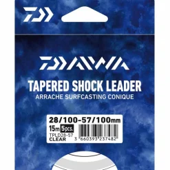 DAIWA Surfcasting|Tresses, Nylons, Fluorocarbones-Arrache surf queue de rat 15m (5 bas de ligne par sachet )
