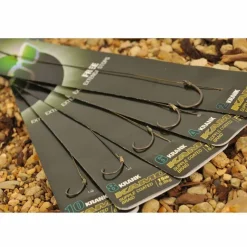 KORDA Acc.Montages/Hameçons-Bas de ligne carpe krank ready rig barbless