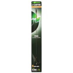 KORDA Acc.Montages/Hameçons-Bas de ligne carpe n trap df rig wide gape (x1)