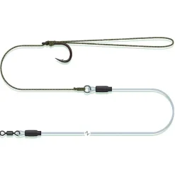 MADCAT Acc. Montage / Hameçons-Bas de Ligne Combi Pellet Rig 60cm 0.80mm 66kg n°2/0