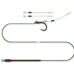 MADCAT Acc. Montage / Hameçons-Bas de Ligne Quick Change Pellet Rig 60cm 0.75mm/1.20mm 61kg n°2/0