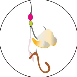 FLASHMER Bas De Lignes / Lignes Montées-Bas de ligne mer multitouche 2 hamecons n°2