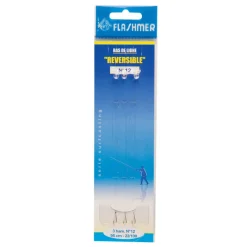 FLASHMER Surfcasting|Bas De Lignes / Lignes Montées-Bas de ligne reversible 3 Hamecons