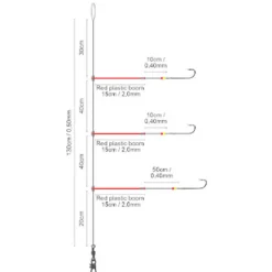 SPRO Surfcasting|Bas De Lignes / Lignes Montées-Bas de Ligne Salt Rig Plastic Boom Easy