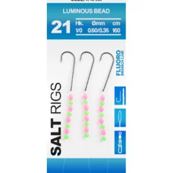 SPRO Surfcasting|Bas De Lignes / Lignes Montées-Bas de Ligne Salt Rig 21 Luminous Beads