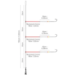 SPRO Surfcasting|Bas De Lignes / Lignes Montées-Bas de Ligne Salt Rig Plastic Boom