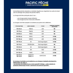 FRAZER Batterie-Batterie Marine 110Ah Décharge Légère