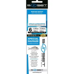 SUNSET Bas De Lignes / Lignes Montées-Bdl Bateau Rs Competition Spec Daurade /fluoro 3x50