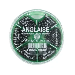 LEMER Lignes Et Accessoires De Montage|Plombs-Boite de plombs fendus coup 6 cases super doux anglaise