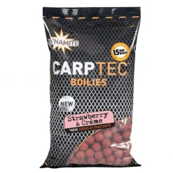 DYNAMITE BAITS Appâts Et Fabrication-Bouillettes Carptec Strawberry Crème 1.8kg
