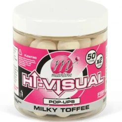 MAINLINE Appâts Et Fabrication-Bouillettes flottantes carpe hi-visual pop ups milky toffee 15mm