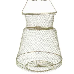 SELECTION Épuisette, Mesure Et Conservation|Equipements-Bourriche métal coup 34x37 cm