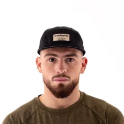 TRAKKER Casquettes, Bonnets Et Chapeaux|Vêtements-Casquette CR 5 Panel Black Cap