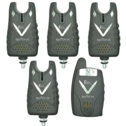 TEAM CARPFISHING Détection-Coffret 4 détecteurs carpe baxter vx + centrale