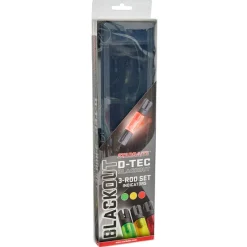 STARBAITS Détection-Coffret 3 Hanger D Tec Black Out Full Set 3 Rods