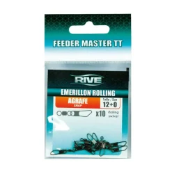 RIVE Acc. De Montage Feeder-Emerillon à agrafe Snap (x10)