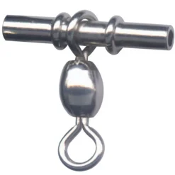 FLASHMER Pêche Aux Leurres|Montages / Hameçons-Emerillon coulisseau potence rotor palangre n°4 29kg (x5)