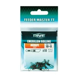 RIVE Acc. De Montage Feeder-Emerillon Rolling Agrafe - Taille 10 (x10)