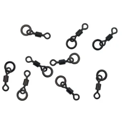 MACK2 Acc.Montages/Hameçons-Emerillons à anneaux carpe mini hook ring swivel (x15)