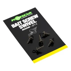 KORDA Acc.Montages/Hameçons-Emerillons micro ring swivel bait screw (x5)