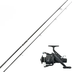 TEAM CARPFISHING Ensembles|Découverte Pêche À La Carpe-Ensemble carpe 12' 3lbs dark water canne + moulinet
