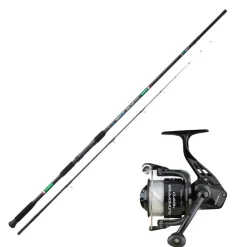 SUNSET Packs Et Ensembles-Ensemble Seaboss SW 2.40m, 100-200g + Moulinet Sunhopper SWF 501Fd