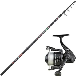 SUNSET Packs Et Ensembles-Ensemble Télescopique Sealord SW 2.40m, 40-100g + Moulinet Sunhopper SWF 501Fd