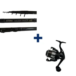 PACIFIC PECHE Packs & Ensembles-Ensemble WILDER ADJUST FE410 5-15G + MOULINET VIPER TOC 75