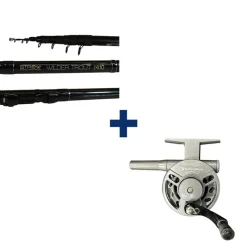 PACIFIC PECHE Packs & Ensembles-Ensemble WILDER ADJUST FE410 5-15G + MOULINET OPTIMA XS TR65