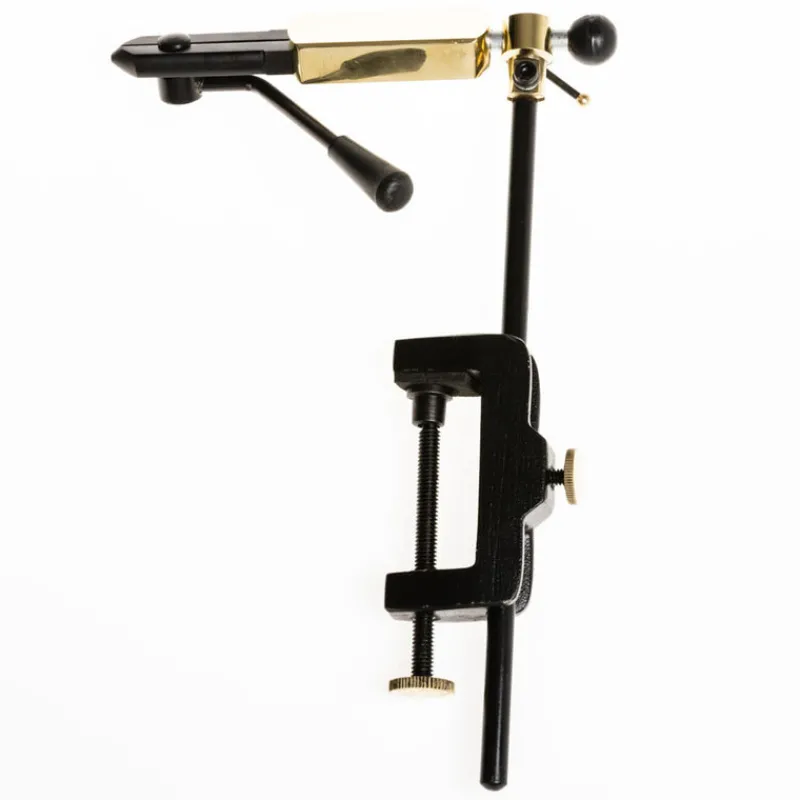 SILVER STONE Fly Tying-Etau de montage Pro Silverstone (noir et or)