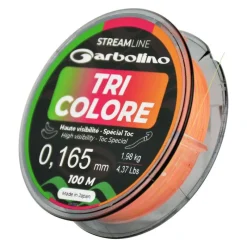 GARBOLINO Tresses, Nylons, Fluorocarbones-Fil spécial corps de ligne STREAMLINE TOC TRI-COLORE