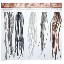 JMC Fly Tying-Fly tying plumes whiting microbarb silver g2