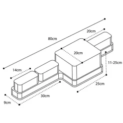 NASH Bagagerie/Rangement-Fourreau Scope OPS Utility 6ft Rod Skin