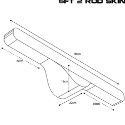 NASH Bagagerie/Rangement-Fourreaux Scope OPS Soft Protect 6ft 2RodSkin