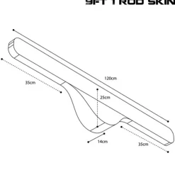 NASH Bagagerie/Rangement-Fourreaux Scope OPS Soft Protect 9ft 1RodSkin