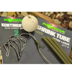 KORDA Acc.Montages/Hameçons-Gaine thermorétractable carpe shrink tube xl weed (x8)