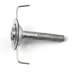 LEMER Lignes Et Accessoires De Montage-Godille à 2 pinces corps lisse