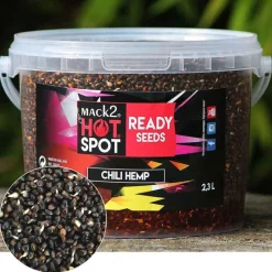 MACK2 Découverte Pêche À La Carpe|Appâts Et Fabrication-Graine cuite carpe ready made chili hemp 2.3l