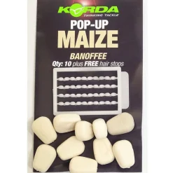 KORDA Appâts Et Fabrication-Grains de maïs artificiels carpe pop up maize banoffee