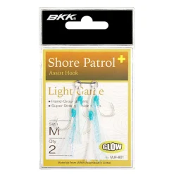 BKK Pêche Aux Leurres|Montages / Hameçons-Hameçon assist Hook light game shore patrol+ (x2)