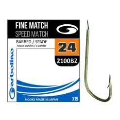 GARBOLINO Hameçons-Hameçon non montés fine match (x15)