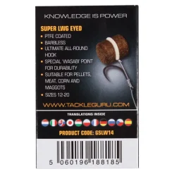 GURU Hameçons / Bas De Ligne Feeder-Hameçons à oeillet coup super lwg (x10)